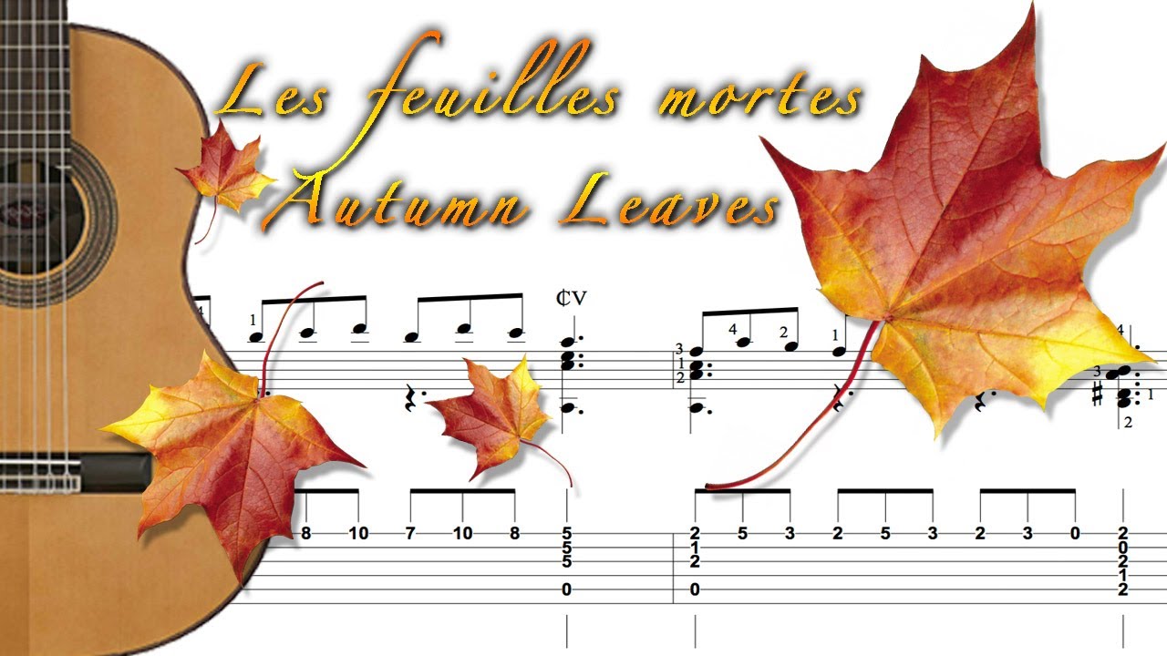 Autumn leaves partition guitare pdf file